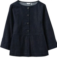 Toast Indigo Blue Denim Smock