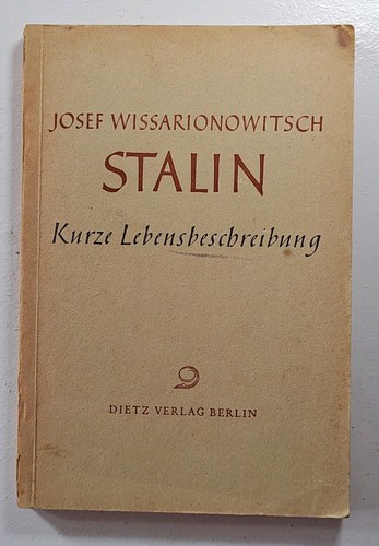 Antiquarian book stalin short - stalin,