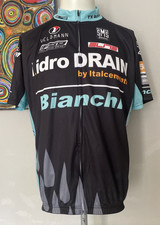 Bianchi Cycling Jersey Shirt Mens Black Mix - Size XXXL