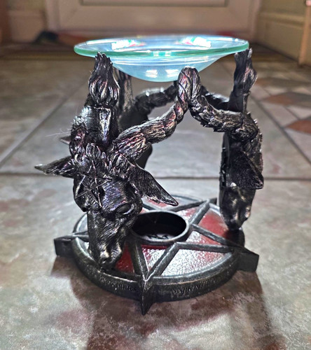 Baphomet oil burner gothic - oil,