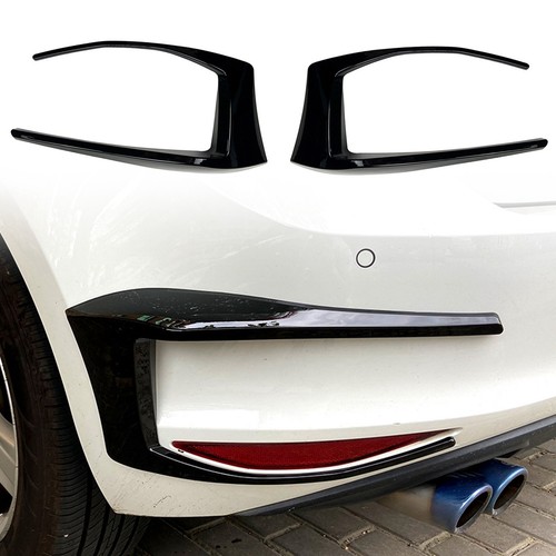 Black rear bumper - black, fog