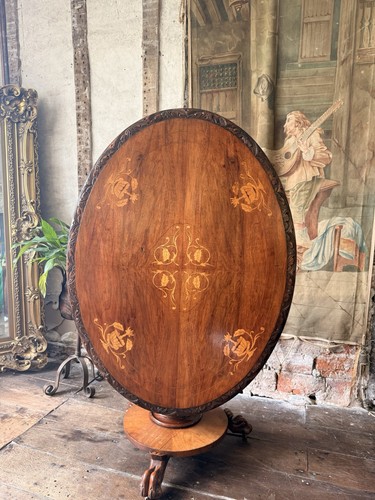 Antique walnut inlaid - walnut,