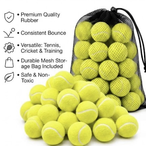 Bulk yellow tennis - tennis, set