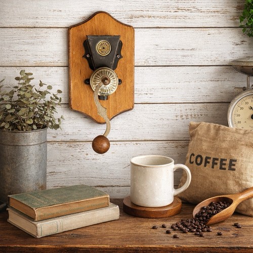 Vintage faux coffee - faux, grinder
