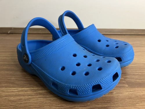 Boys blue crocs - j1,