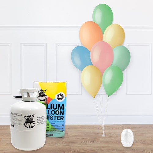 Helium gas canister with - helium,
