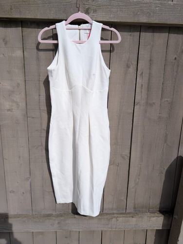 Amari white bodycon midi - bodycon, dress