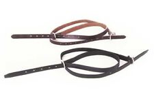 LEATHER SPUR STRAPS, BROWN OR