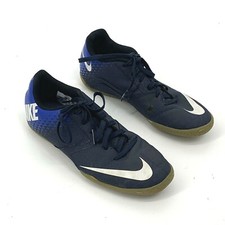 Nike Mens Bomba X IC 826485-414 Blue Running Shoes Lace Up Low Top Size 6.5