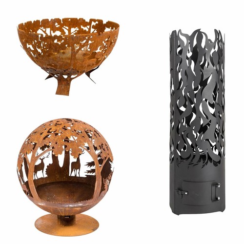 Steel lasercut woodland - lasercut,