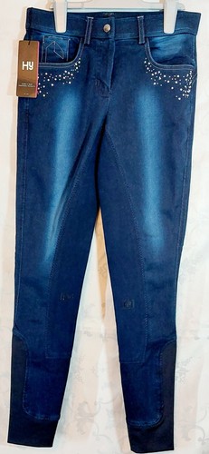 Equestrian denim jean look - denim,