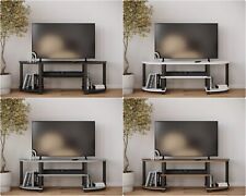 Wooden TV Stand Entertainment Centre Unit with Storage Shelf Living Room Cabinet