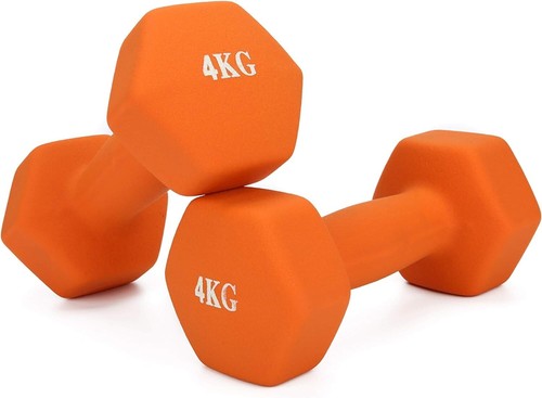 Neoprene dumbbells 4kg - dumbbells, x