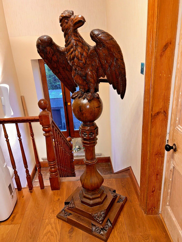 Victorian solid oak carved - victorian,