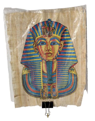 Tutankhamun papyrus vintage - tutankhamun, on