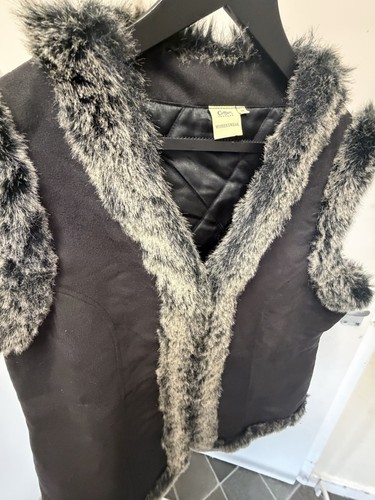 Cotton traders black faux - cotton,