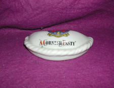 GRAFTON Crested China CORNISH PASTY. PENZANCE Crest.