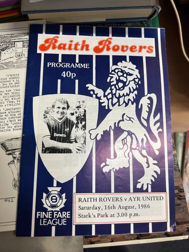 Raith rovers programme - raith,