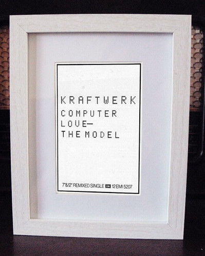 Kraftwerk the model framed - kraftwerk+the, model+framed