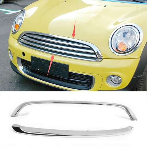 Chrome front upper lower grill - lower,