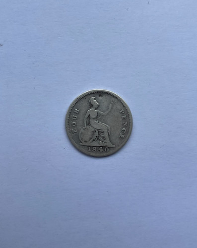 1840 four pence - 1840, 0.925