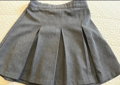 Girls grey school skirt - grey, 5