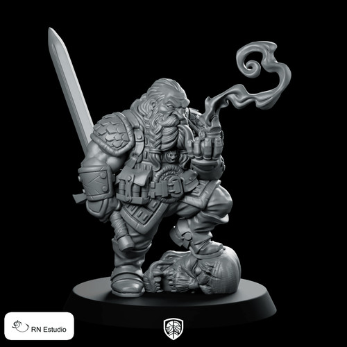 Dwarf garaldir pipe - garaldir, miniature