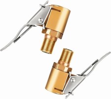 2Pcs Tire Air Chucks, Brass
