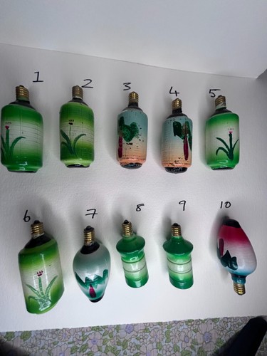 Vintage christmas light bulbs - vintage,