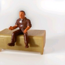 Lone Star Case Tractor driver 1:32 figure fits Britains