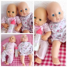 🩷Pretty Pair Of Zaph Little Baby Annabell Dolls  And Magic Milk Bottle 🩷