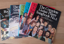 Collection of complete guitar player songbooks paperbacks