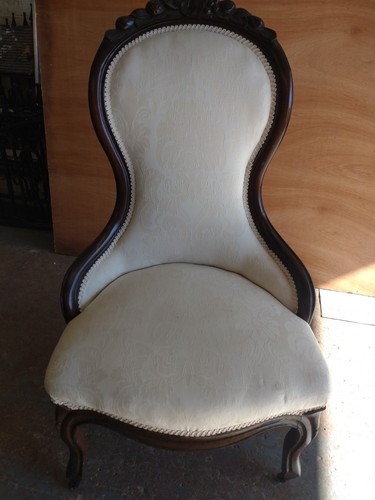 Victorian style chair with - , a
