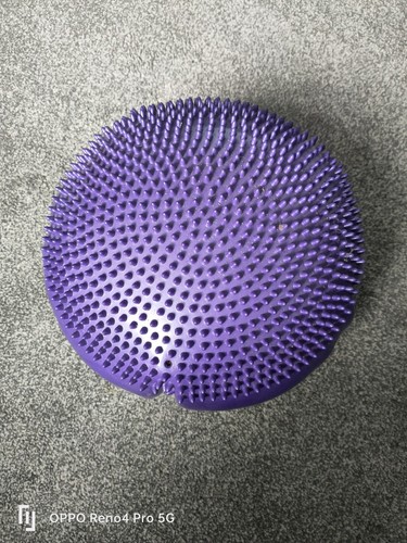 Purple yoga balance ball - balance,