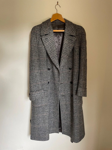 Vintage 80s tweed crombie - vintage,