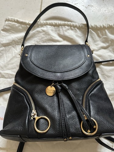 Chloe olga medium bag - olga, black