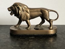 STUNNING LION INTERNATIONAL BRONZE FIGURE 