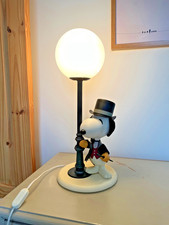 Rare Vintage Snoopy Lamp. Made in Italy. Confirmed working