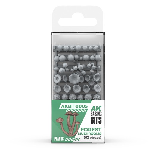 Forest mushrooms basing - -, bits