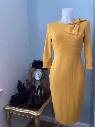 Lib mustard yellow - mustard, bow