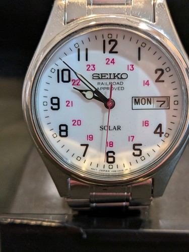 Seiko railroad approved solar - railroad,