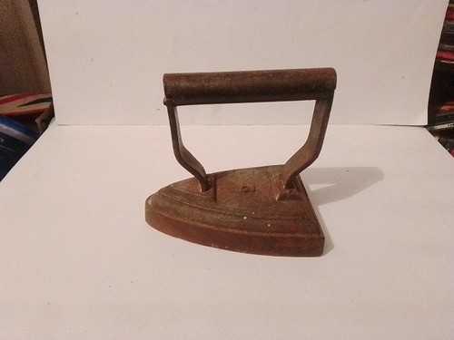 Vintage cast flat - cast, iron