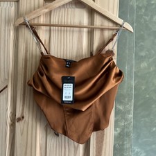 BNWT Women's Silky Corset Crop