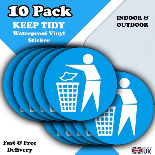10x keep tidy - keep, rubbish
