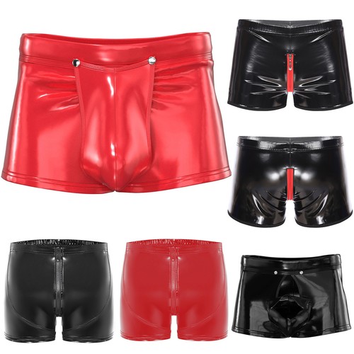 Mens wetlook patent leather - uk,