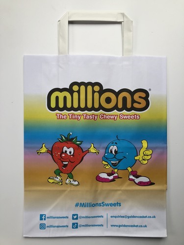 Paper carrier bags - with, handle
