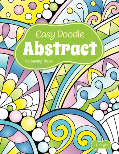Easy doodle abstract - easy, colouring