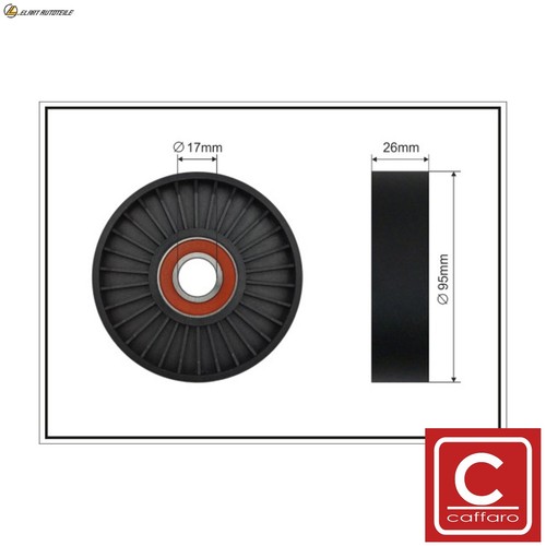 Tensioner pulley ribbed belt - tensioner,