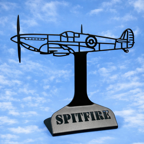Ww2 spitfire silhouette in - ww2,