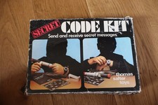 VINTAGE1979 THOMAS SLATER TOYS SECRET CODE KIT UNUSED BUT BOX WORN